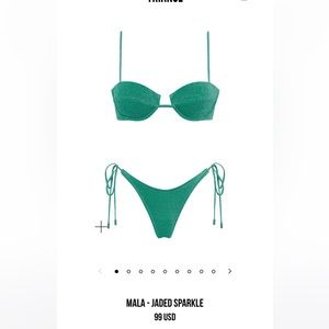 NWT TRIANGL MALA JADED SPARKLE